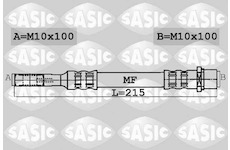 Brzdová hadice SASIC 6606046