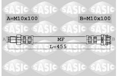 Brzdová hadice SASIC 6606077