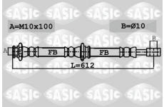 Brzdová hadice SASIC 6606082