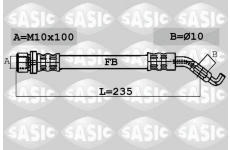 Brzdová hadice SASIC 6606089