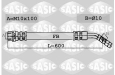 Brzdová hadice SASIC 6606094
