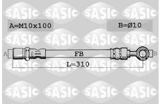 Brzdová hadice SASIC 6606109