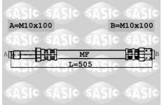 Brzdová hadice SASIC 6606111