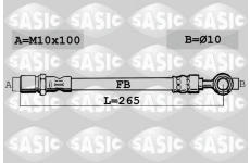 Brzdová hadice SASIC 6606143