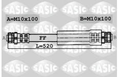 Brzdová hadice SASIC 6606144