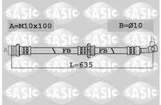 Brzdová hadice SASIC 6606153