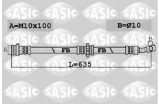 Brzdová hadice SASIC 6606154