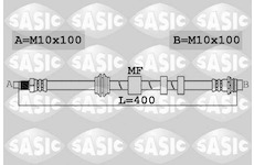 Brzdová hadice SASIC 6606168