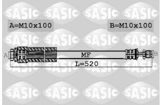 Brzdová hadice SASIC 6606188