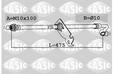 Brzdová hadice SASIC 6606205