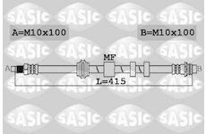 Brzdová hadice SASIC 6606221
