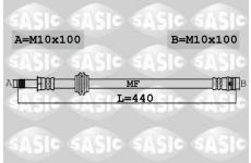 Brzdová hadice SASIC 6606244
