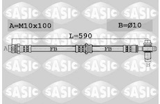 Brzdová hadice SASIC 6606254
