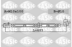 Brzdová hadice SASIC 6606258