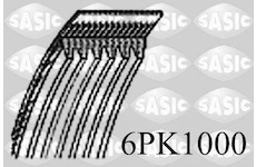 ozubený klínový řemen SASIC 6PK1000