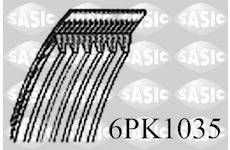 ozubený klínový řemen SASIC 6PK1035