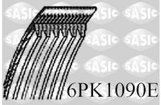 ozubený klínový řemen SASIC 6PK1090E