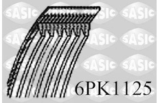 ozubený klínový řemen SASIC 6PK1125