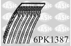ozubený klínový řemen SASIC 6PK1387