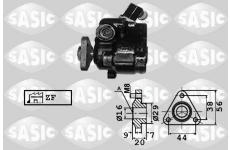 Hydraulické čerpadlo, řízení SASIC 7076020