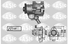 Hydraulické čerpadlo pre riadenie SASIC 7076022