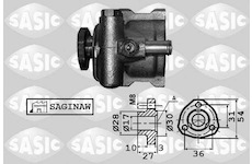 Hydraulické čerpadlo, řízení SASIC 7076029