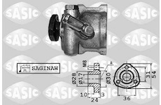 Hydraulické čerpadlo, řízení SASIC 7076030