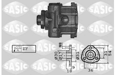 Hydraulické čerpadlo, řízení SASIC 7076031