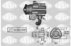 Hydraulické čerpadlo, řízení SASIC 7076035