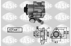 Hydraulické čerpadlo, řízení SASIC 7076058