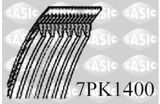 ozubený klínový řemen SASIC 7PK1400