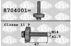 Skrutka remenice SASIC 8704001