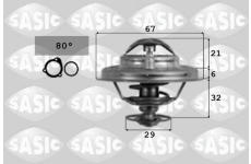 Termostat, chladivo SASIC 9000087