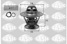 Termostat, chladivo SASIC 9000161