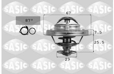 Termostat, chladivo SASIC 9000162