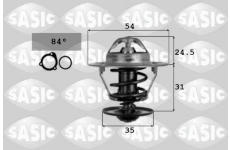 Termostat, chladivo SASIC 9000393