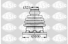 Sada měchů, hnací hřídel SASIC 9004605