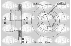 Brzdový kotouč SASIC 9004843J