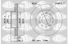 Brzdový kotouč SASIC 9004903J