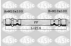 Brzdová hadica SASIC SBH0135