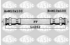 Brzdová hadice SASIC SBH4073