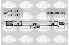 Brzdová hadice SASIC SBH6347