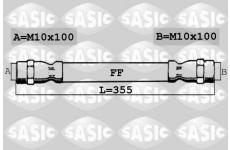 Brzdová hadice SASIC SBH6385