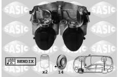 Brzdový třmen SASIC SCA0028