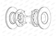 Brzdový kotouč BERAL BCR104A