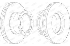 Brzdový kotouč BERAL BCR113A