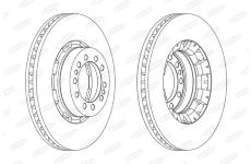 Brzdový kotouč BERAL BCR128A