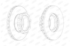 Brzdový kotouč BERAL BCR144A