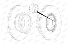 Brzdový kotouč BERAL BCR161A