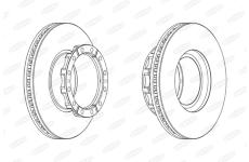 Brzdový kotouč BERAL BCR173A